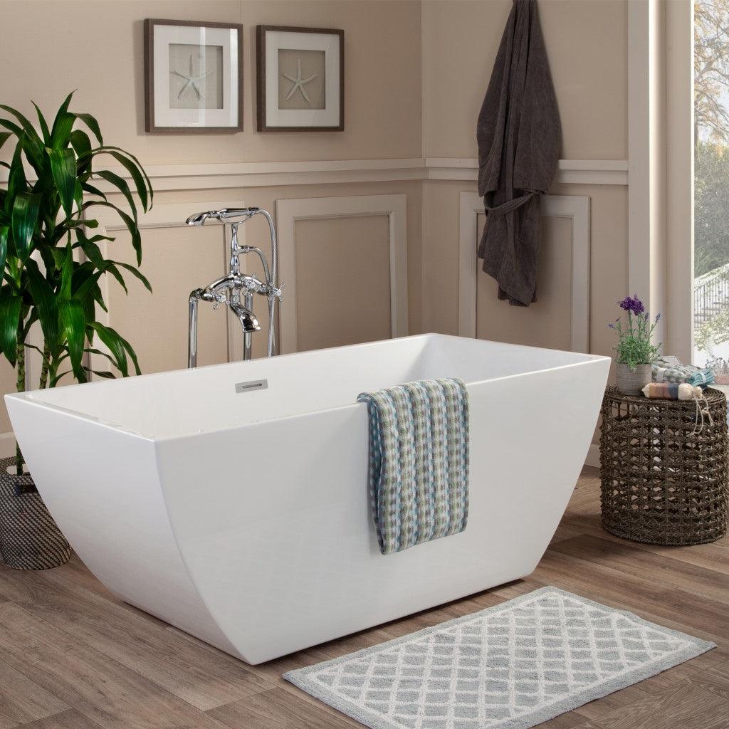 Altair Montague Freestanding Soaking Acrylic Bathtub - Image 5