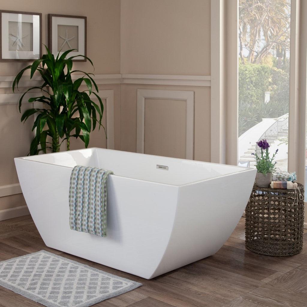 Altair Montague Freestanding Soaking Acrylic Bathtub - Image 7