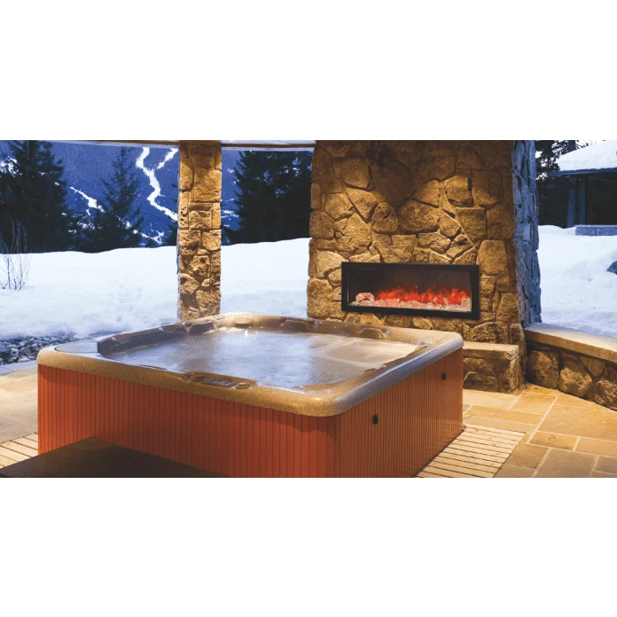 Amantii Panorama Slim Smart Electric Fireplace Indoor/Outdoor Built-in - Image 3