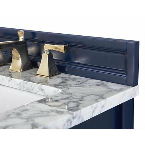 Ancerre Designs Adeline Single Vanity Set Italian Carrara White Marble Vanity Top - Image 3