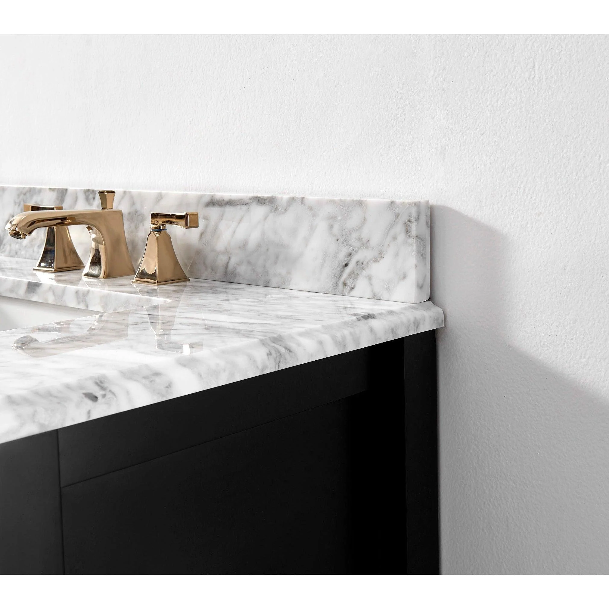 Ancerre Designs Hayley Single Bath Vanity Set Italian Carrara White Marble Vanity Top - Image 18