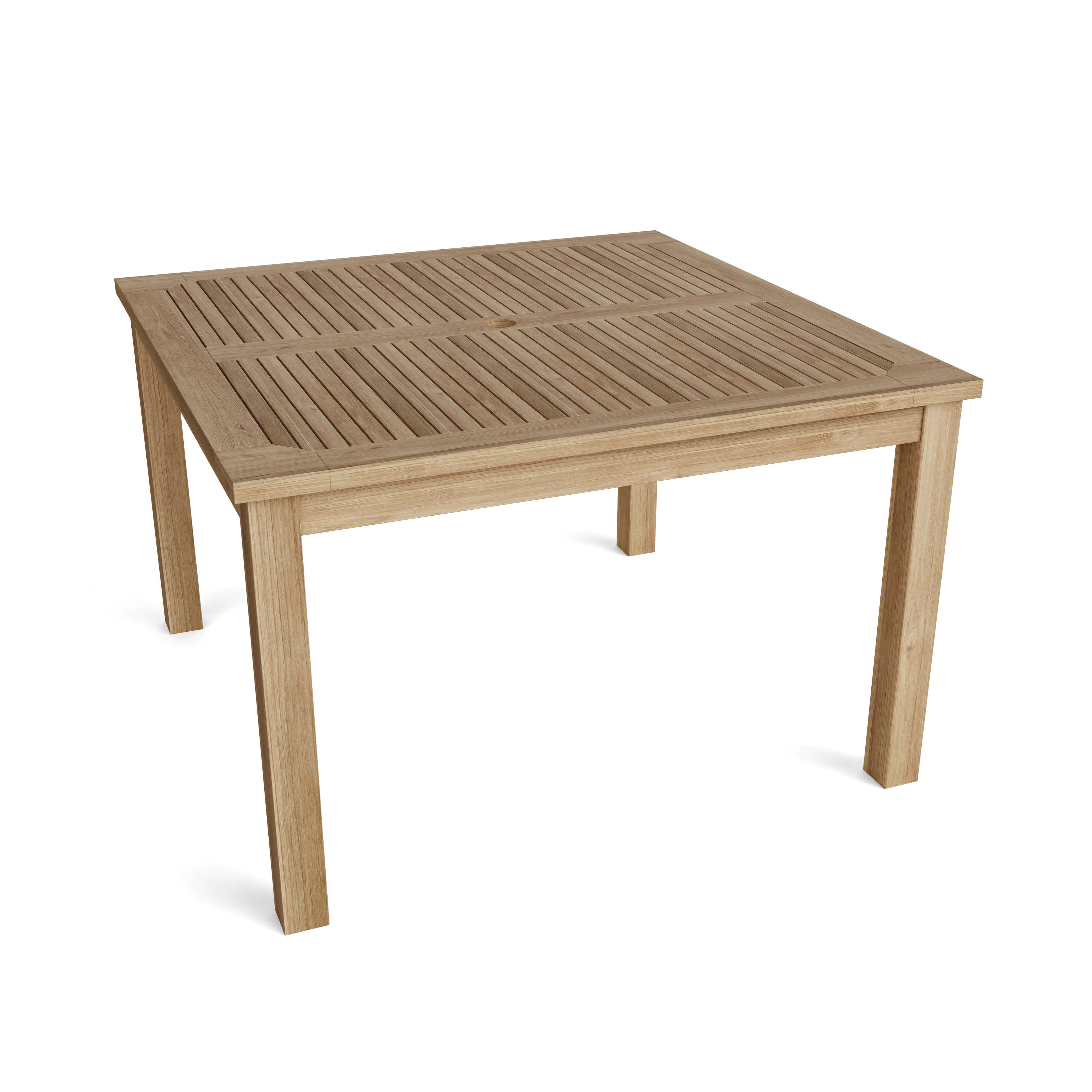 Anderson Teak 47" Windsor Square Small Slat Dining Table TB-047SS - Image 3