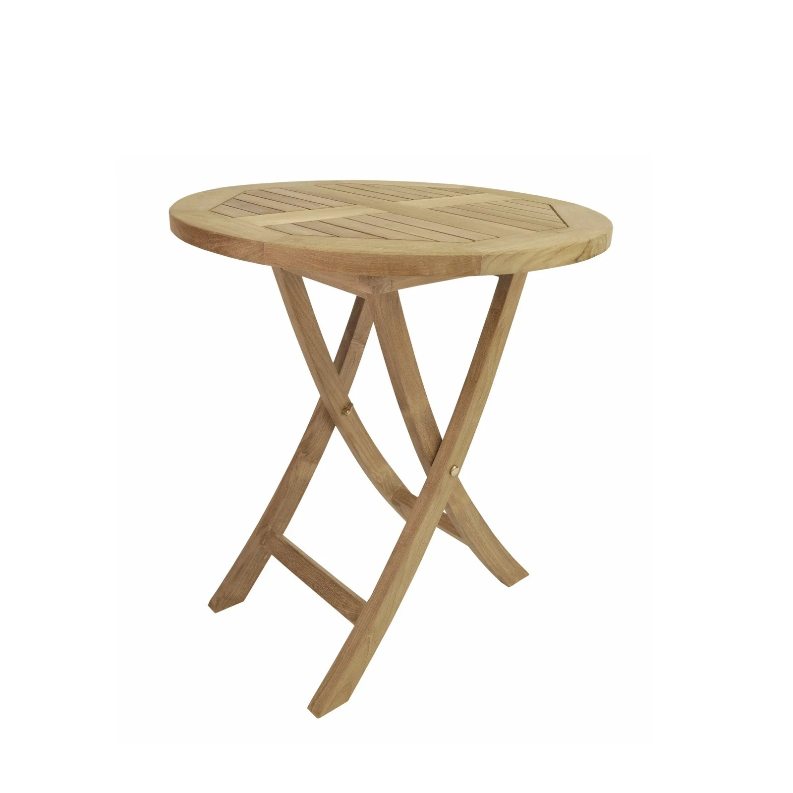 Anderson Teak Bahama 27" Round Bistro Folding Table TBF-027R - Image 3