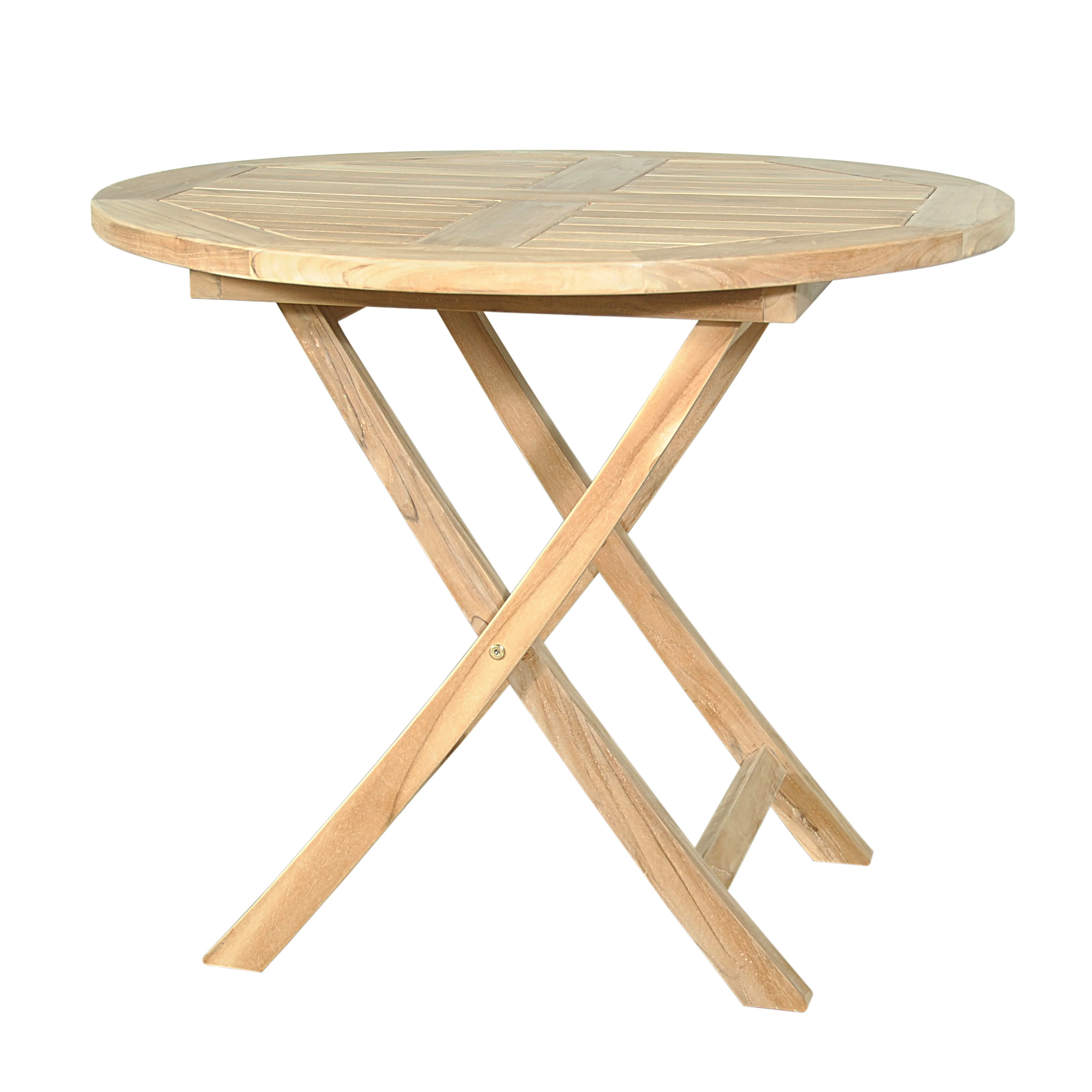 Anderson Teak Bahama 35" Round Bistro Folding Table TBF-035R - Image 3