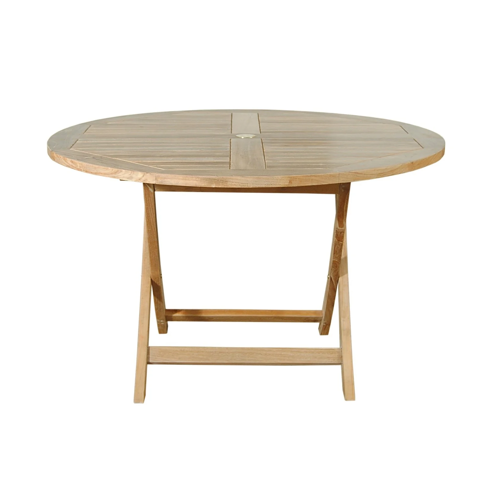 Anderson Teak Bahama 47" Round Folding Table TBF-047R - Image 2