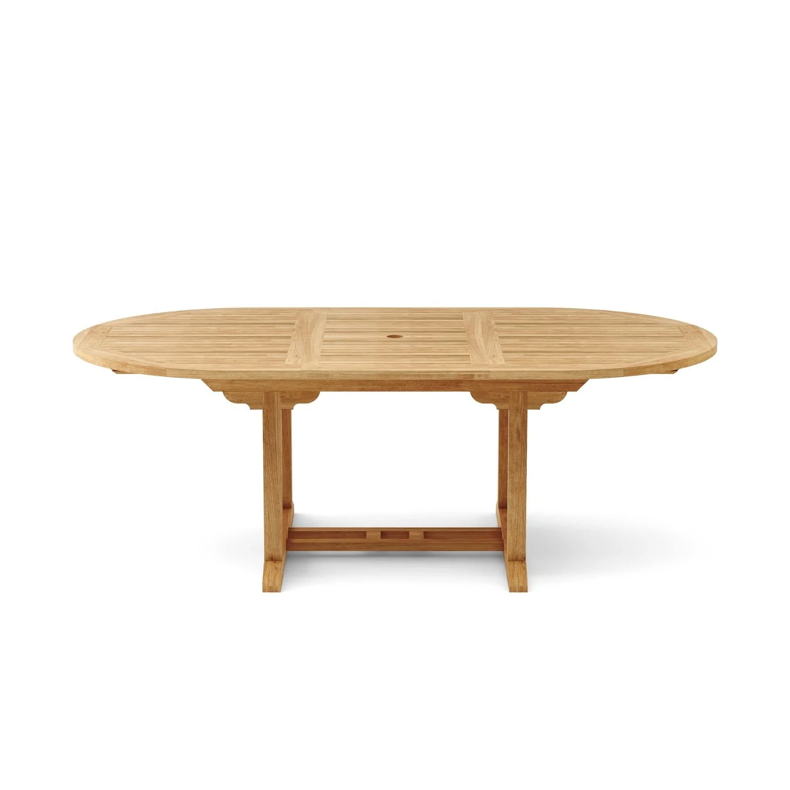 Anderson Teak Bahama 87" Oval Extension Table Extra Thick Wood TBX-087VT - Image 2