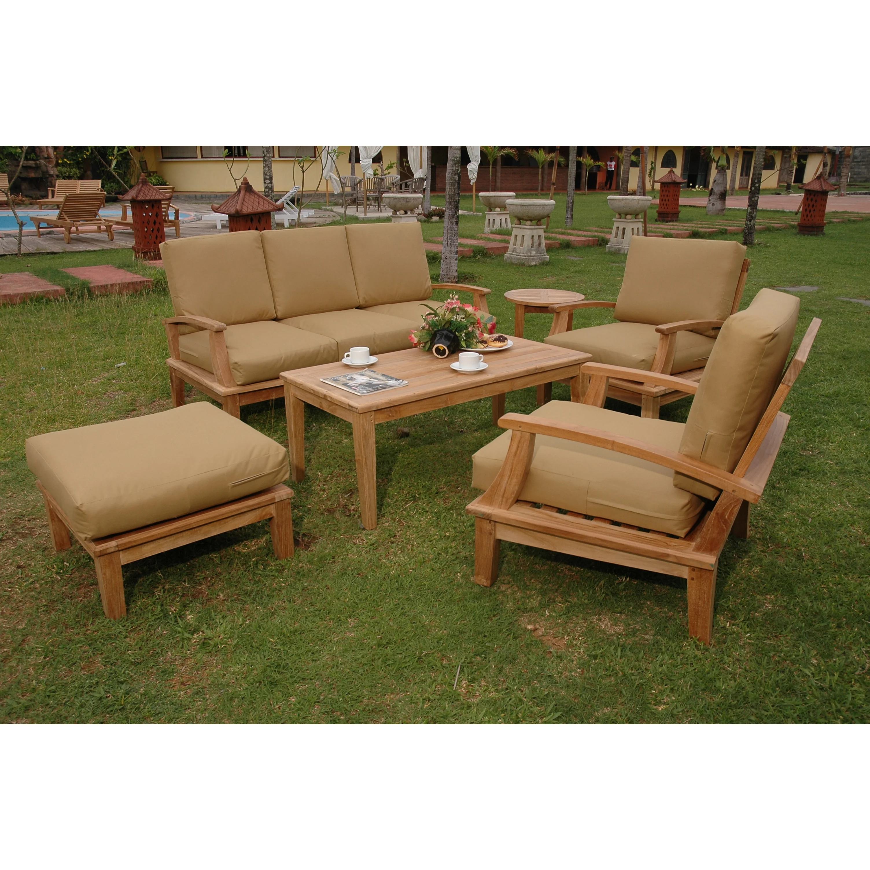 Anderson Teak Brianna 5-Pieces Deep Seating Sofa Set Set-41 - Image 4