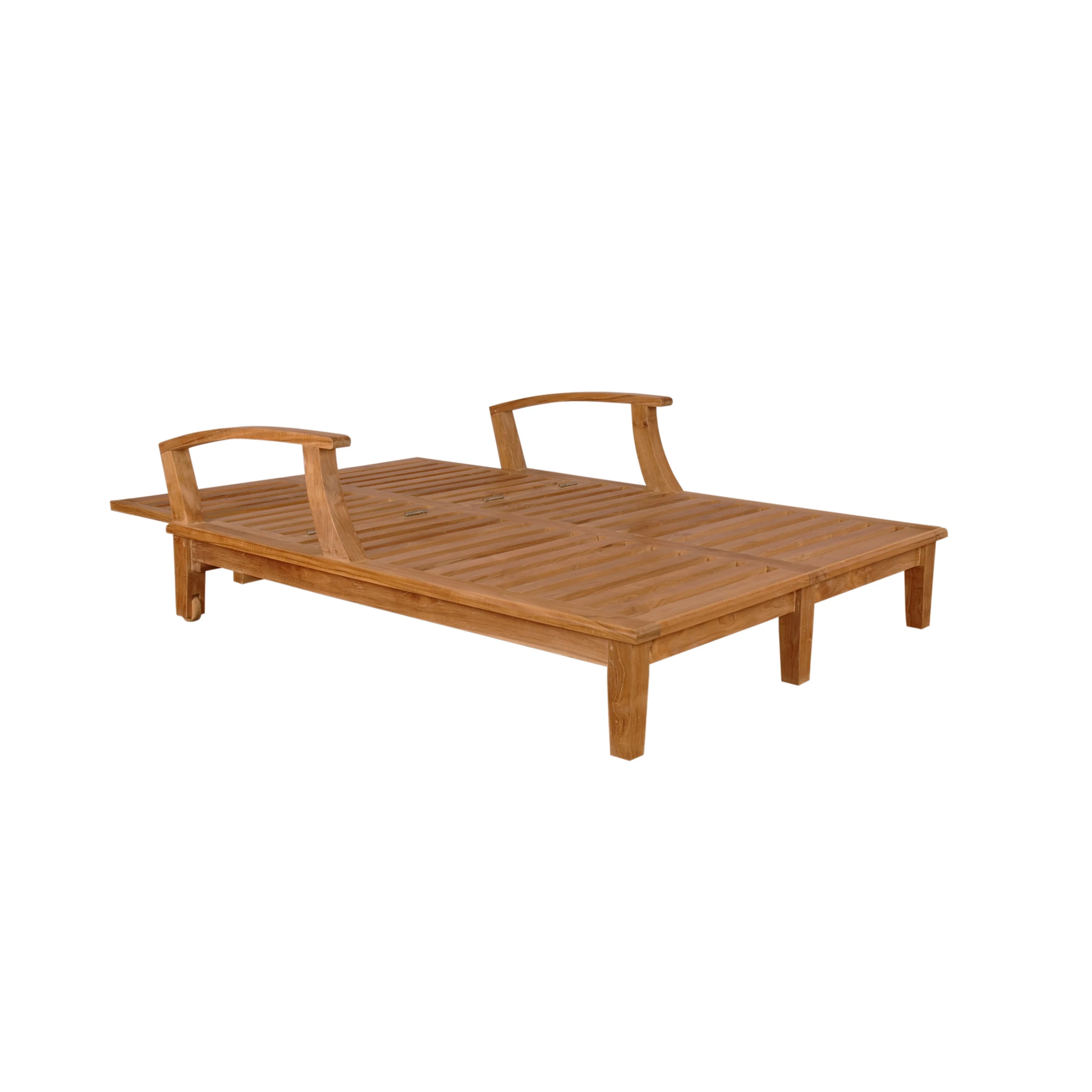 Anderson Teak Brianna Double Sun Lounger with Arm SL-209 - Image 4