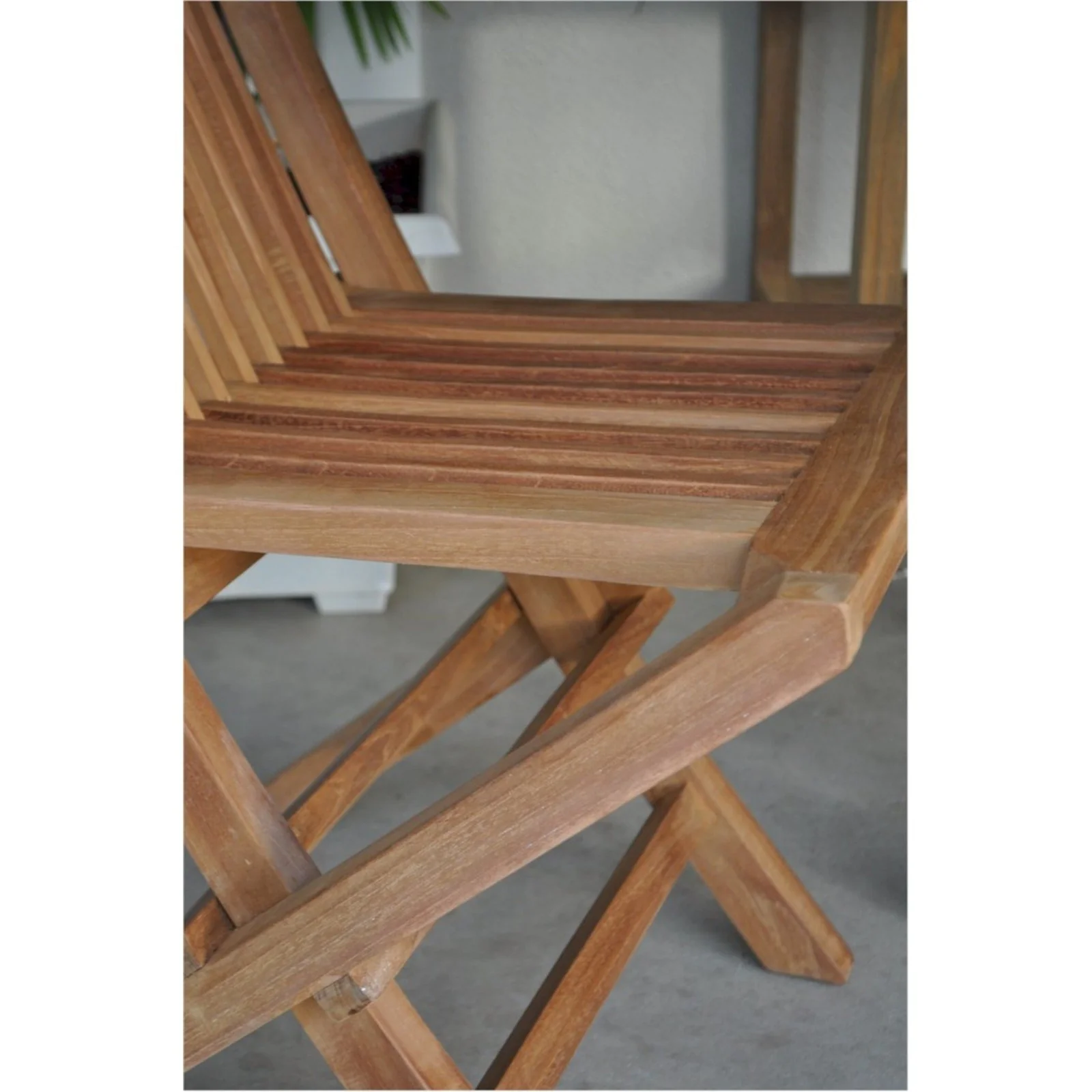 Anderson Teak Bristol Folding Chair CHF-2010 - Image 2