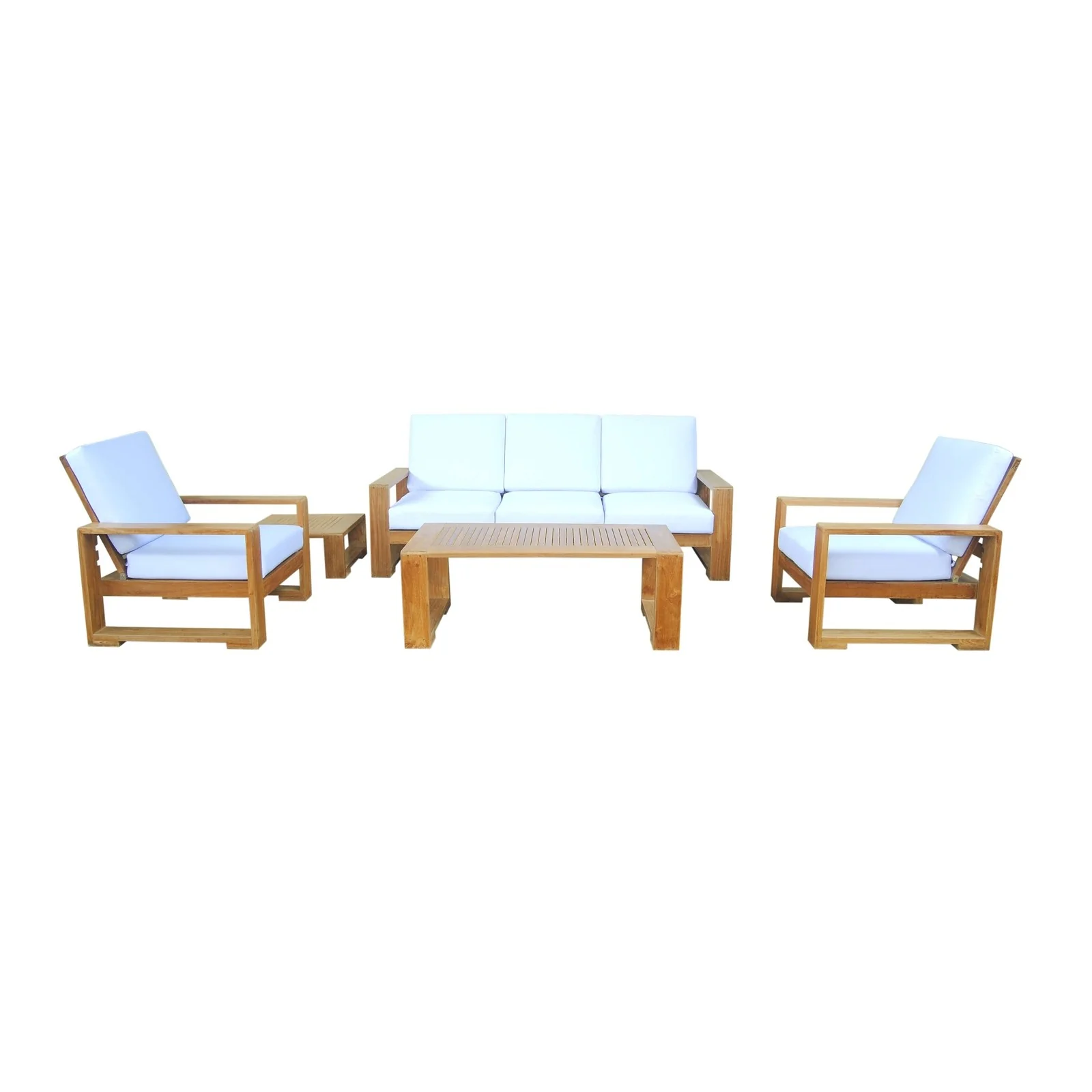 Anderson Teak Capistrano 5-Piece Deep Seating Sofa Collection Set-142 - Image 4