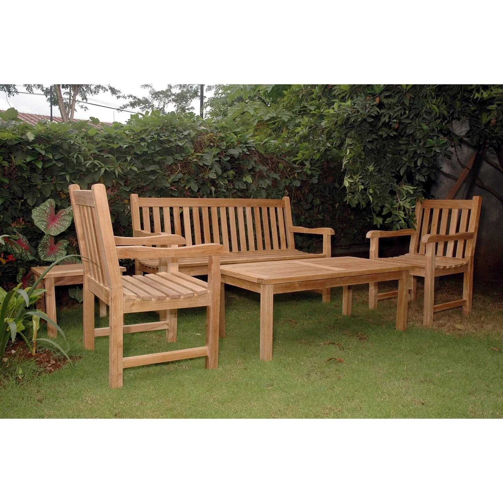 Anderson Teak Classic 3-Seater 5-Pieces Conversation Set Set-44 - Image 4