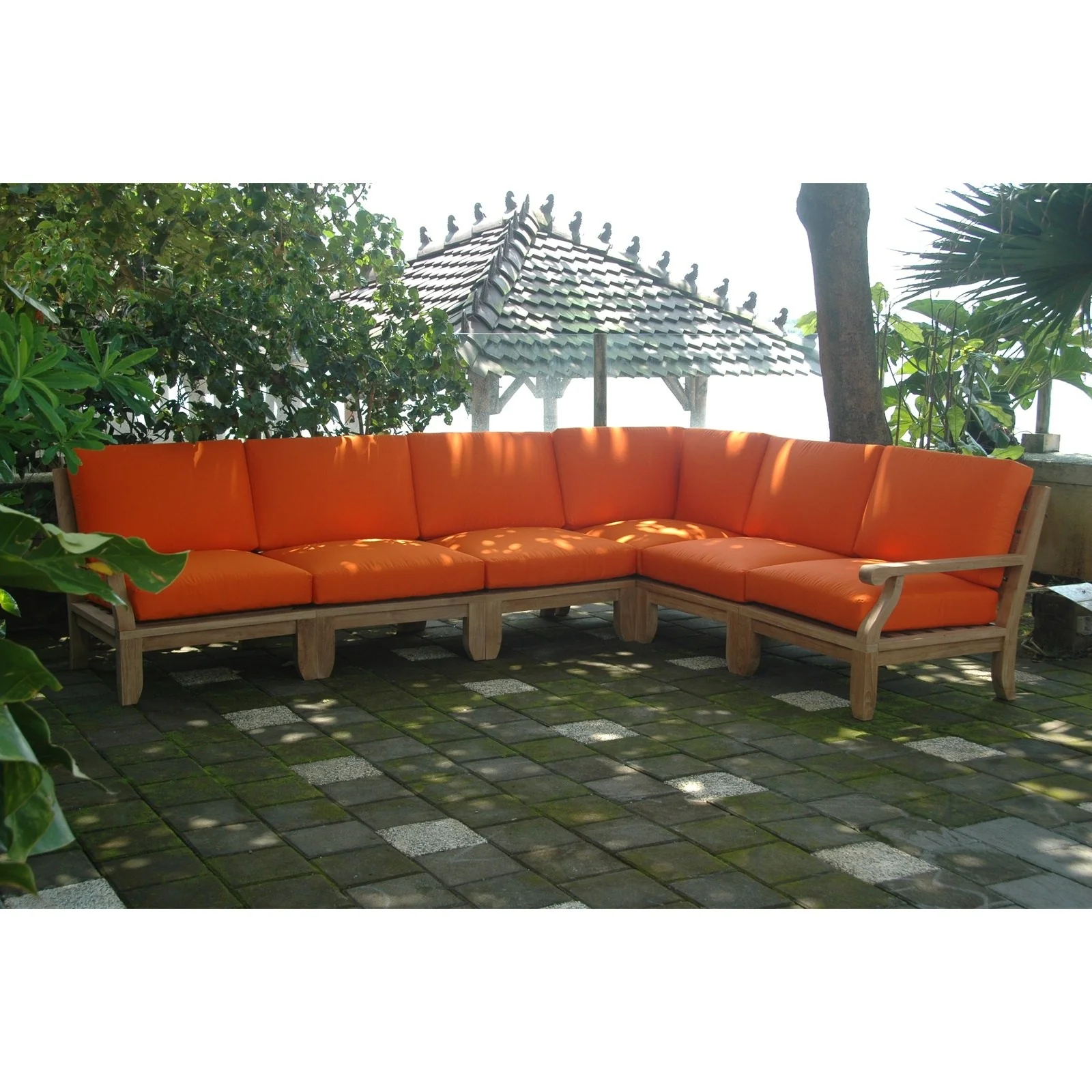 Anderson Teak Riviera Luxe 6-Pieces Modular Set B Set-69 - Image 2