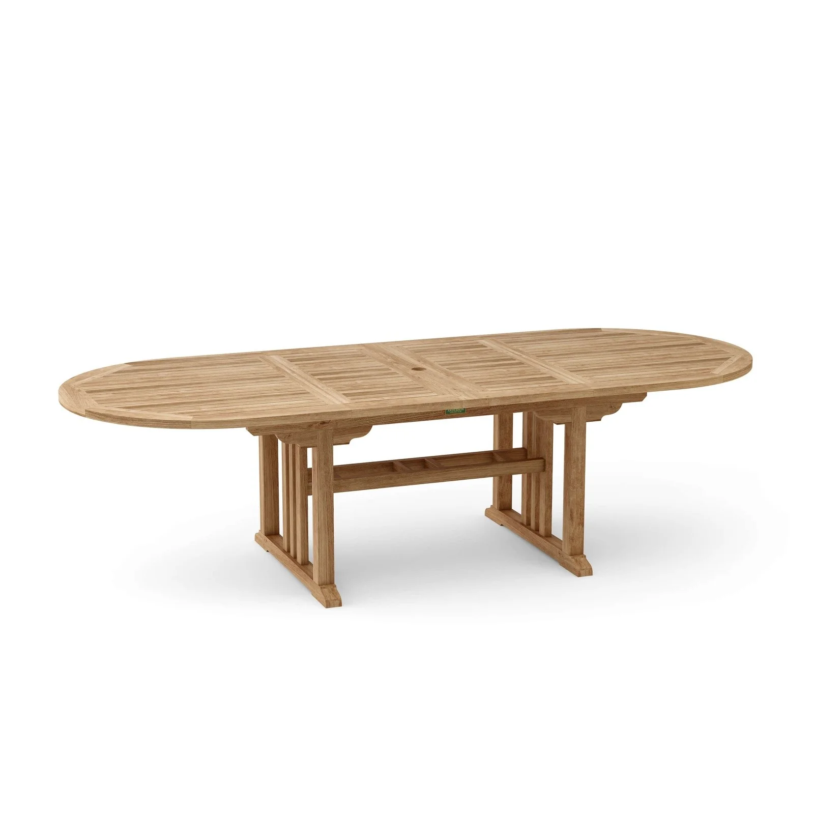 Anderson Teak Sahara 106" Oval Double Ext. Table TBX-106VD - Image 5