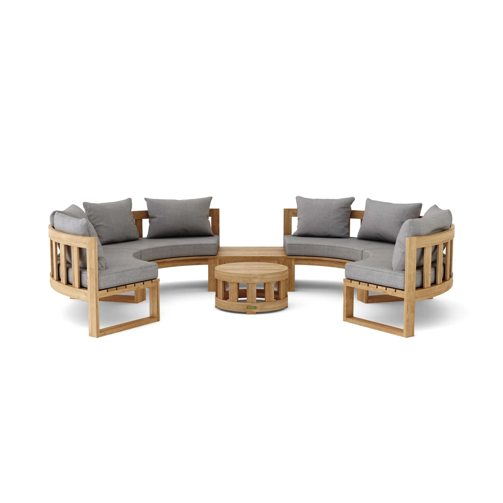 Anderson Teak SET-811 Circular Modular Deep Seating Set SET-811 - Image 4