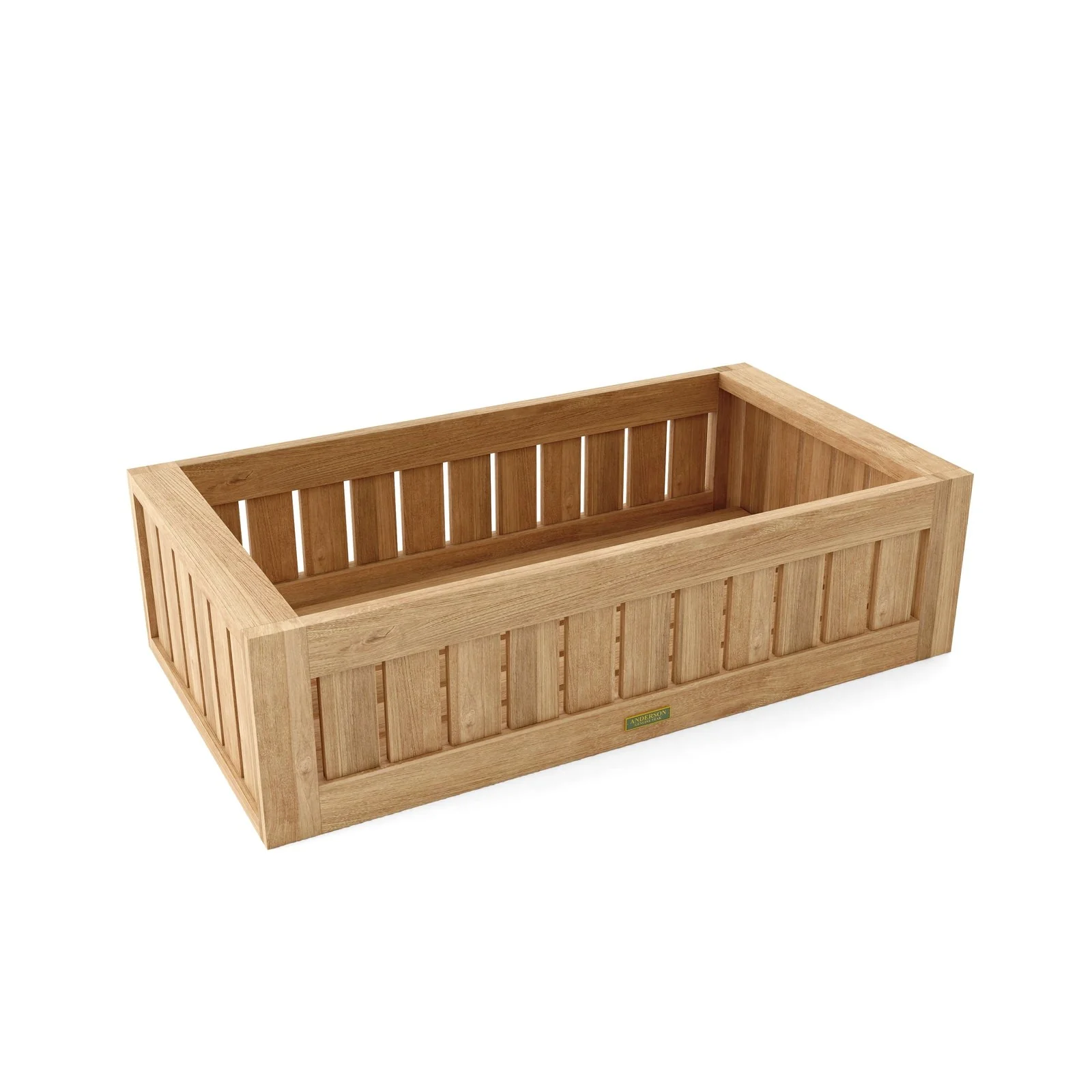 Anderson Teak Straight Modular Planter PL-808S - Image 2