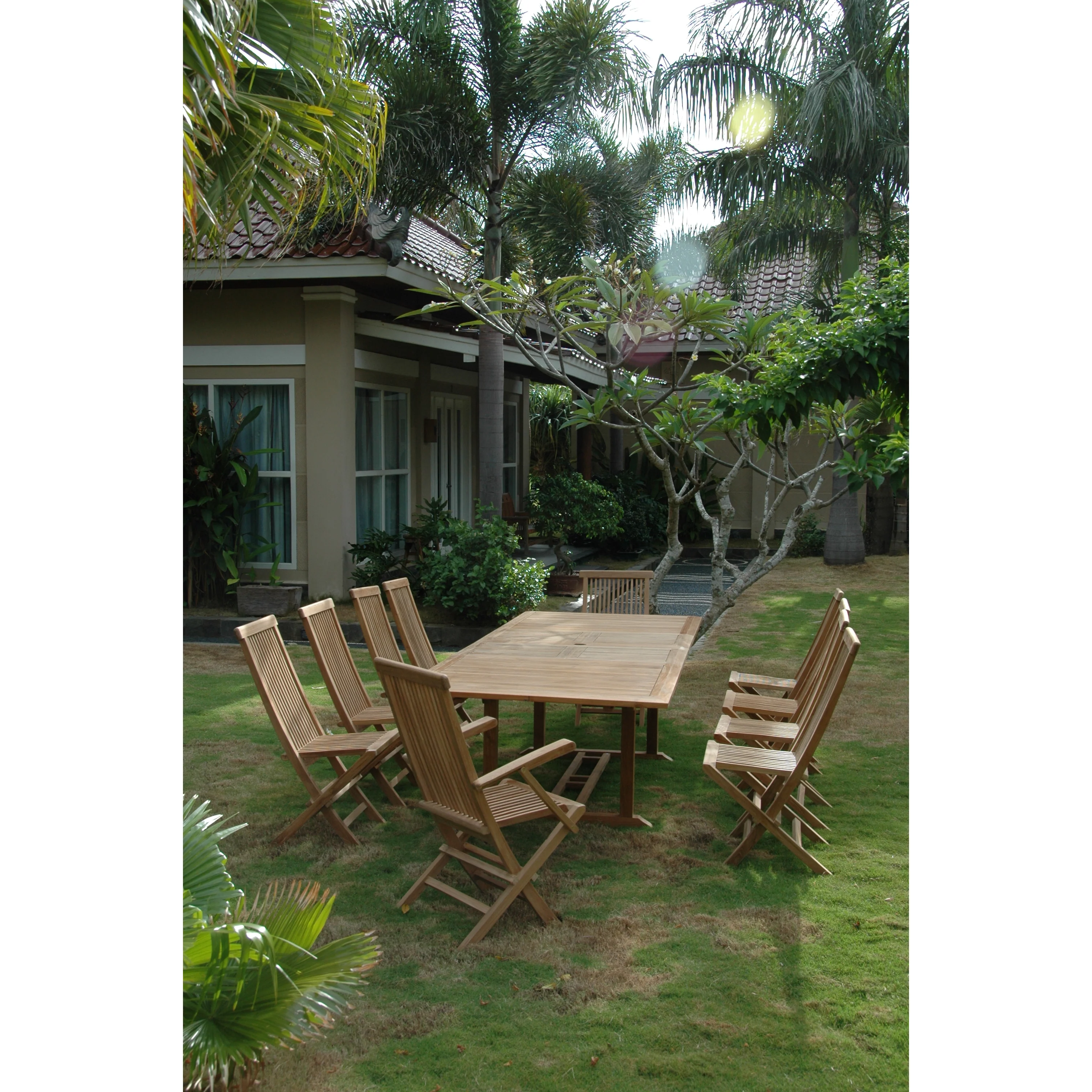 Anderson Teak Valencia Classic 11-Pieces Dining Set Set-32B - Image 3
