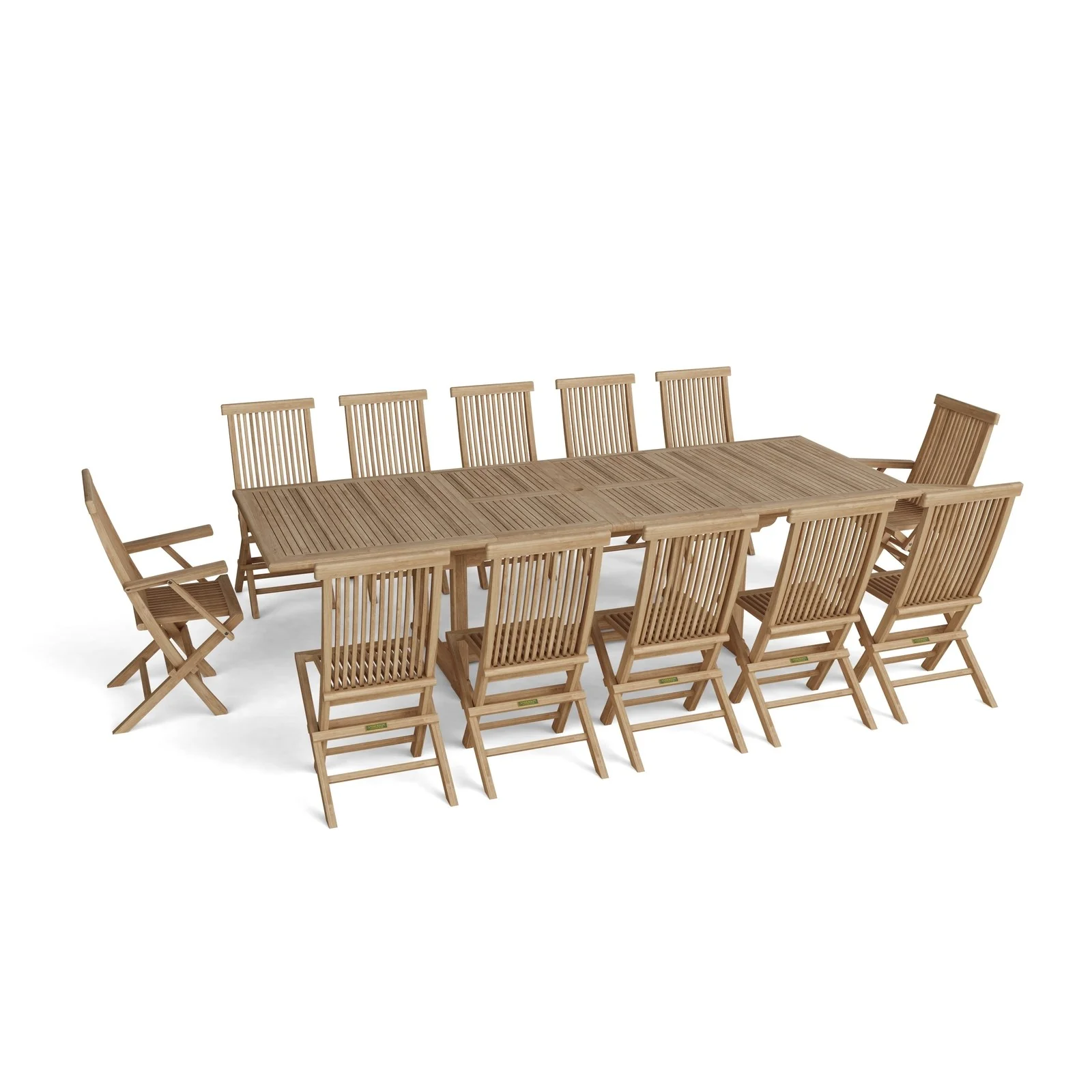 Anderson Teak Valencia Classic 13-Pieces Dining Set Set-32A - Image 2