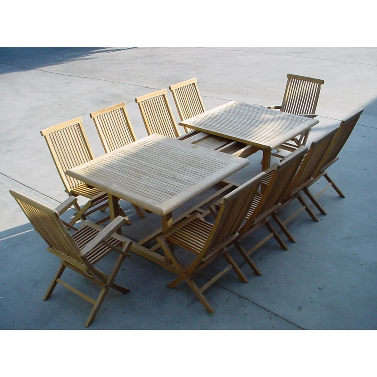 Anderson Teak Valencia Classic 15-Pieces Dining Set Set-32 - Image 4