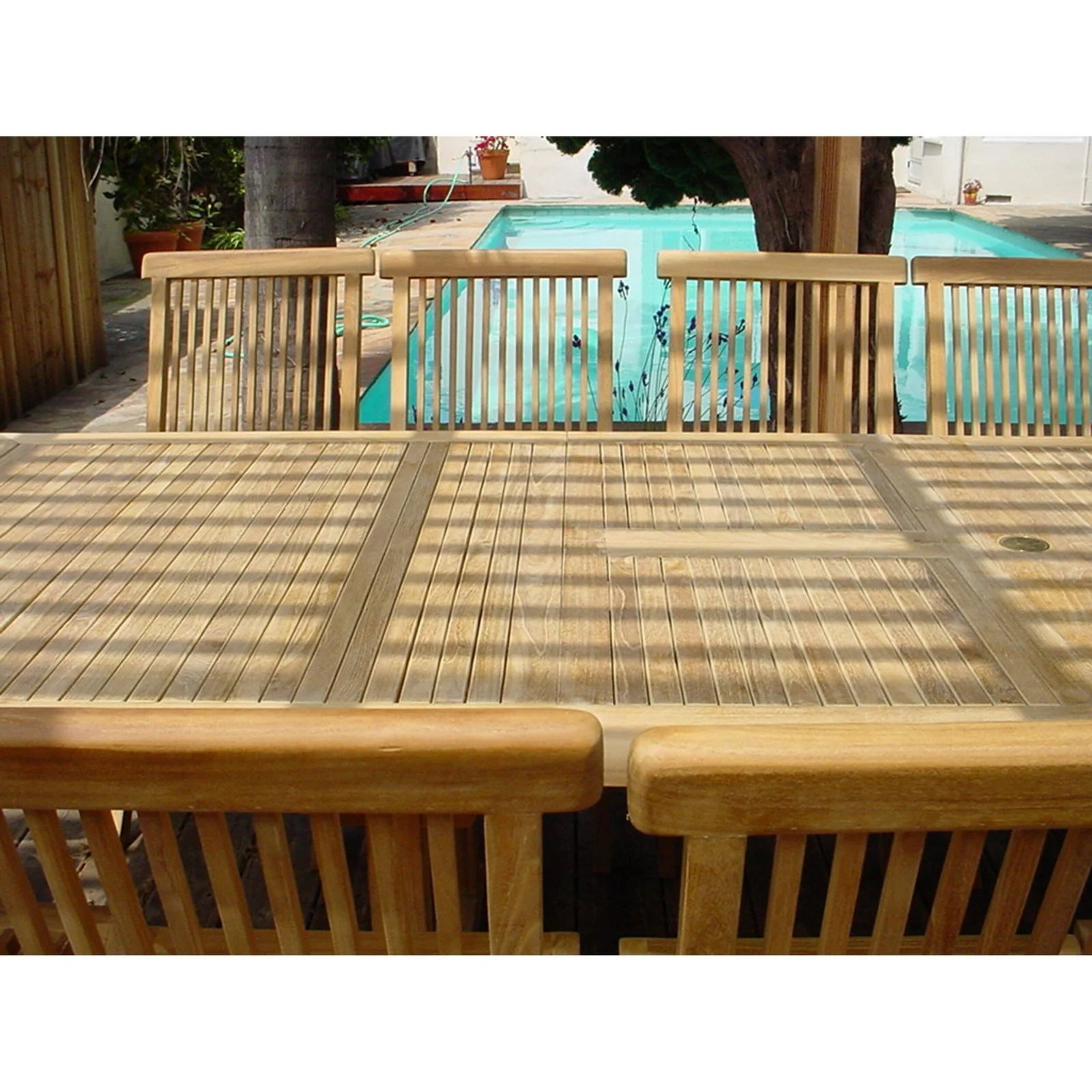 Anderson Teak Valencia Classic 15-Pieces Dining Set Set-32 - Image 7
