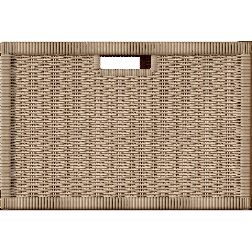 Anderson Teak Wicker Basket for Towel Console TB-4720 (1 pair) WIC-4720 - Image 4