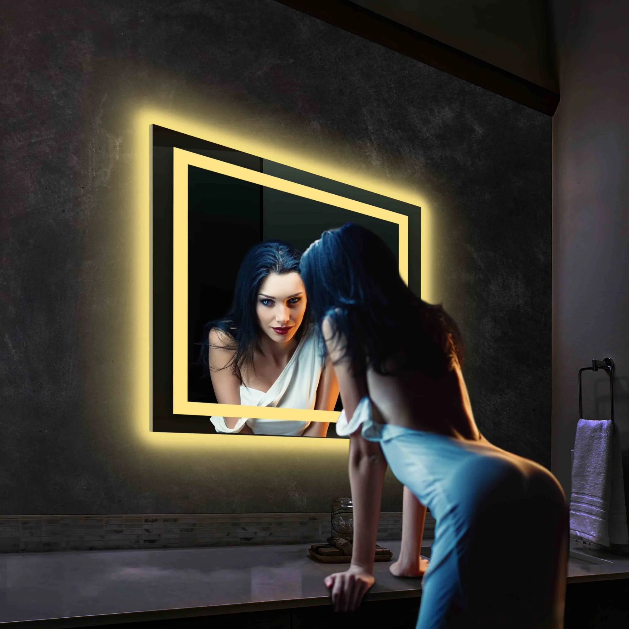 Blossom Lyra 36 x 30 Inch LED Mirror - Image 9