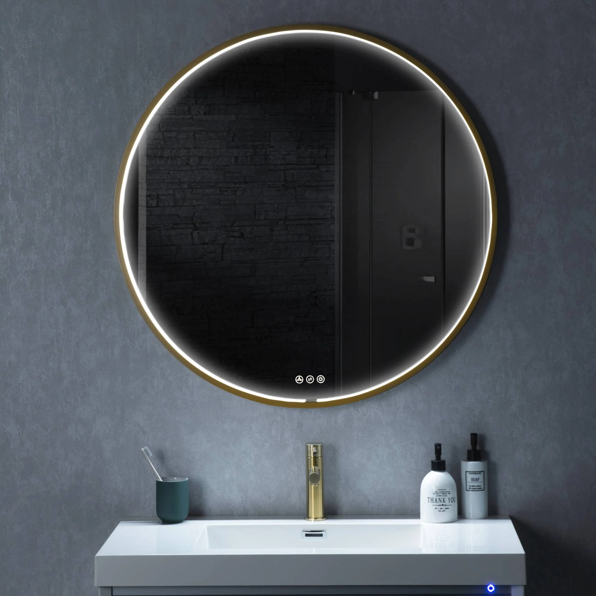 Blossom Oskar 32 Inch Round LED Mirror - Image 23