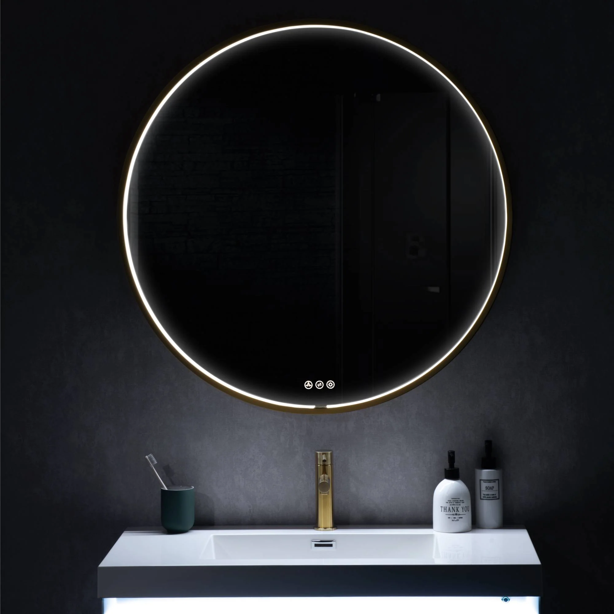 Blossom Oskar 32 Inch Round LED Mirror - Image 26