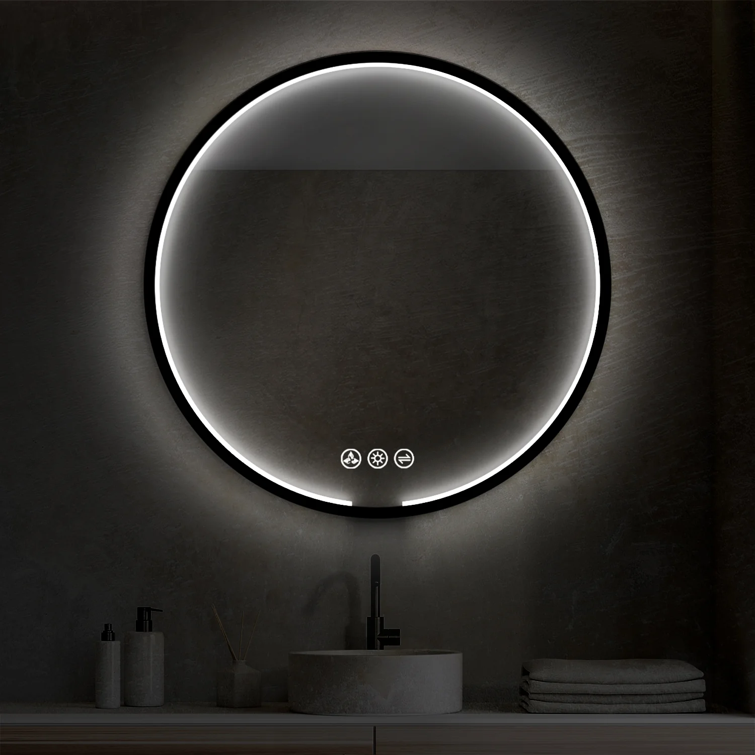 Blossom Oskar 32 Inch Round LED Mirror - Image 3