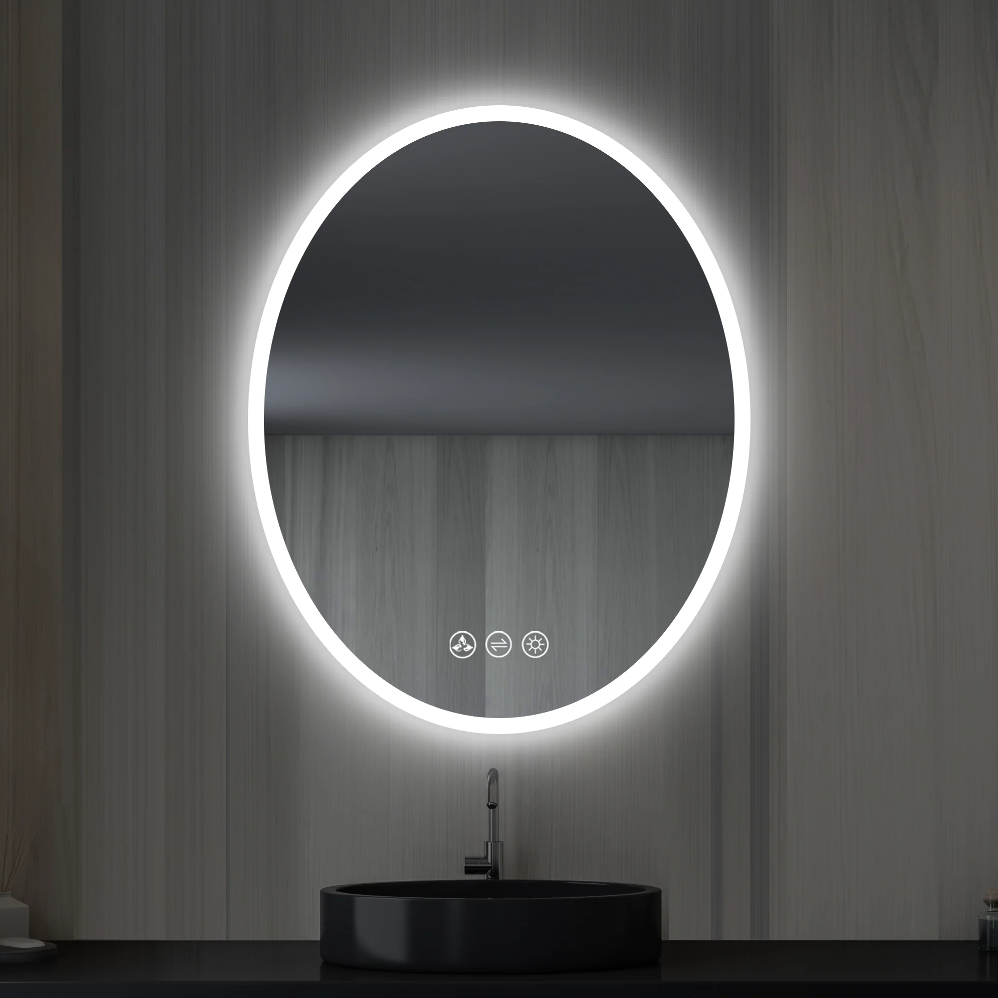 Blossom Oval 20 Inch Oval LED Mirror - Image 5