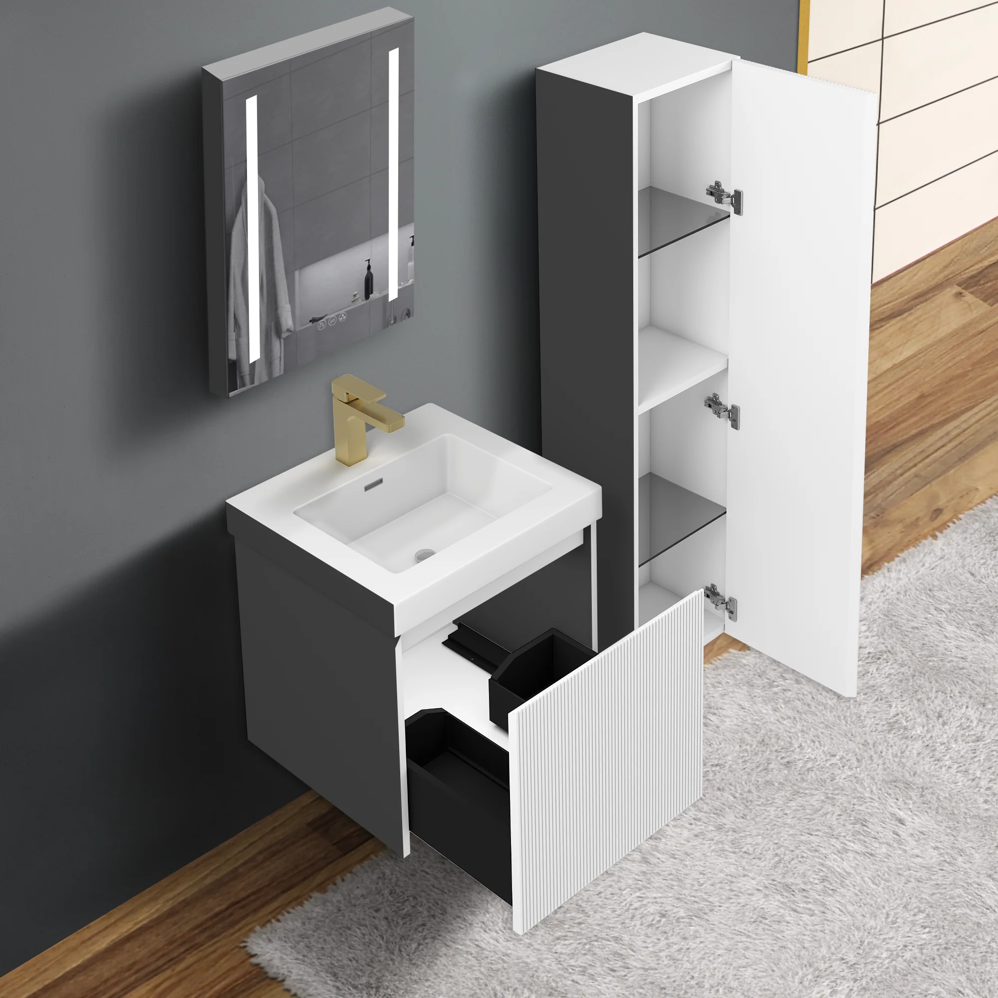 Blossom Positano 20″ Bathroom Vanity - Image 5