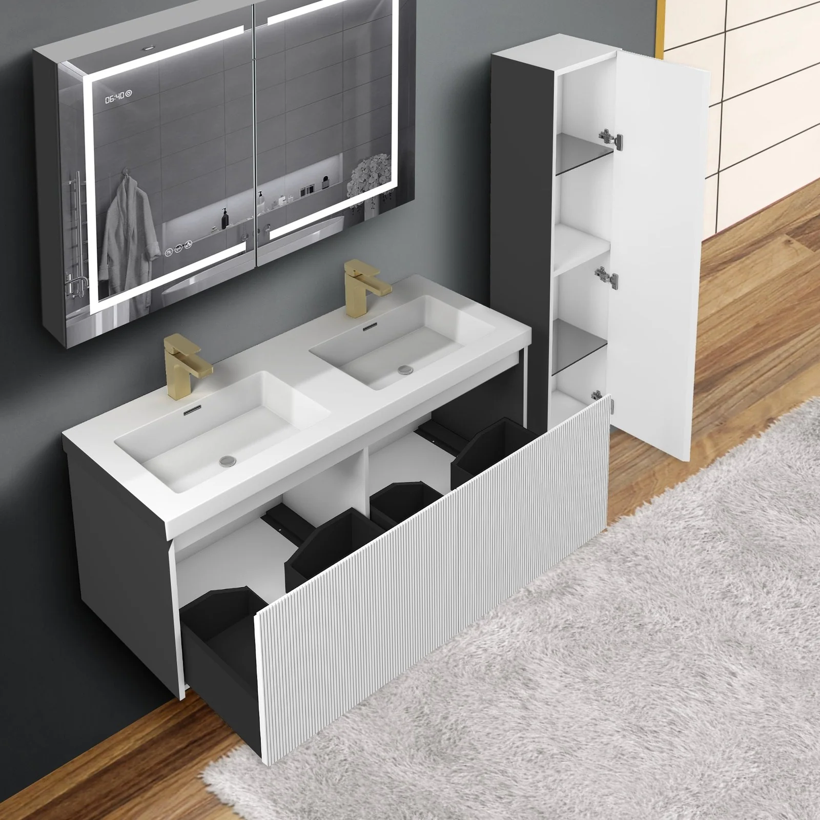 Blossom Positano 48″ Double Vanity - Image 3