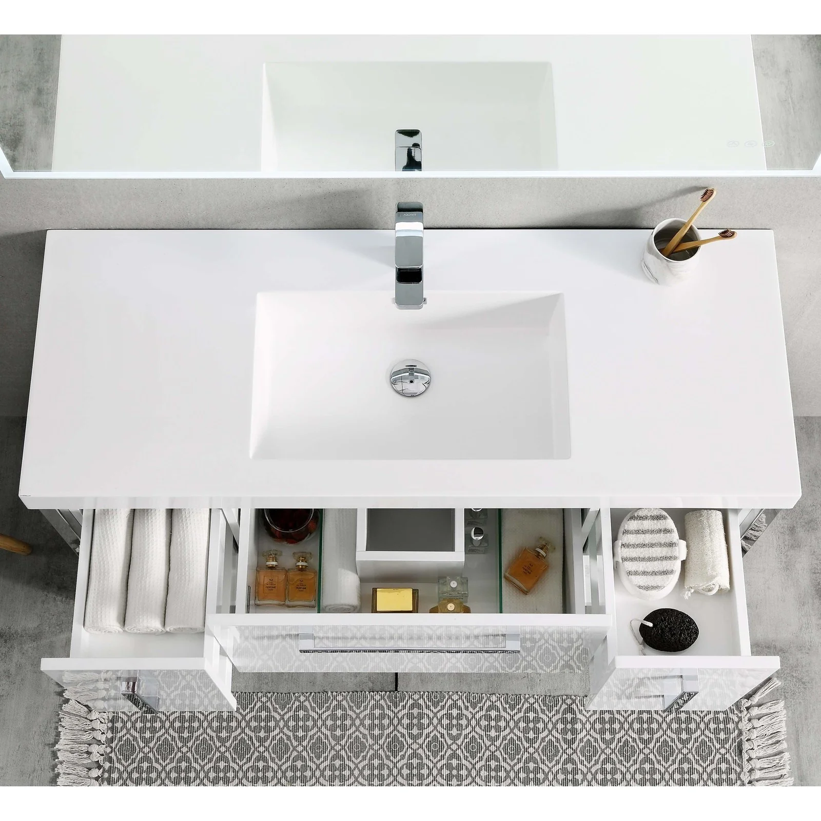 Blossom Riga 48 Inch Bathroom Vanity – Single Sink - Image 4