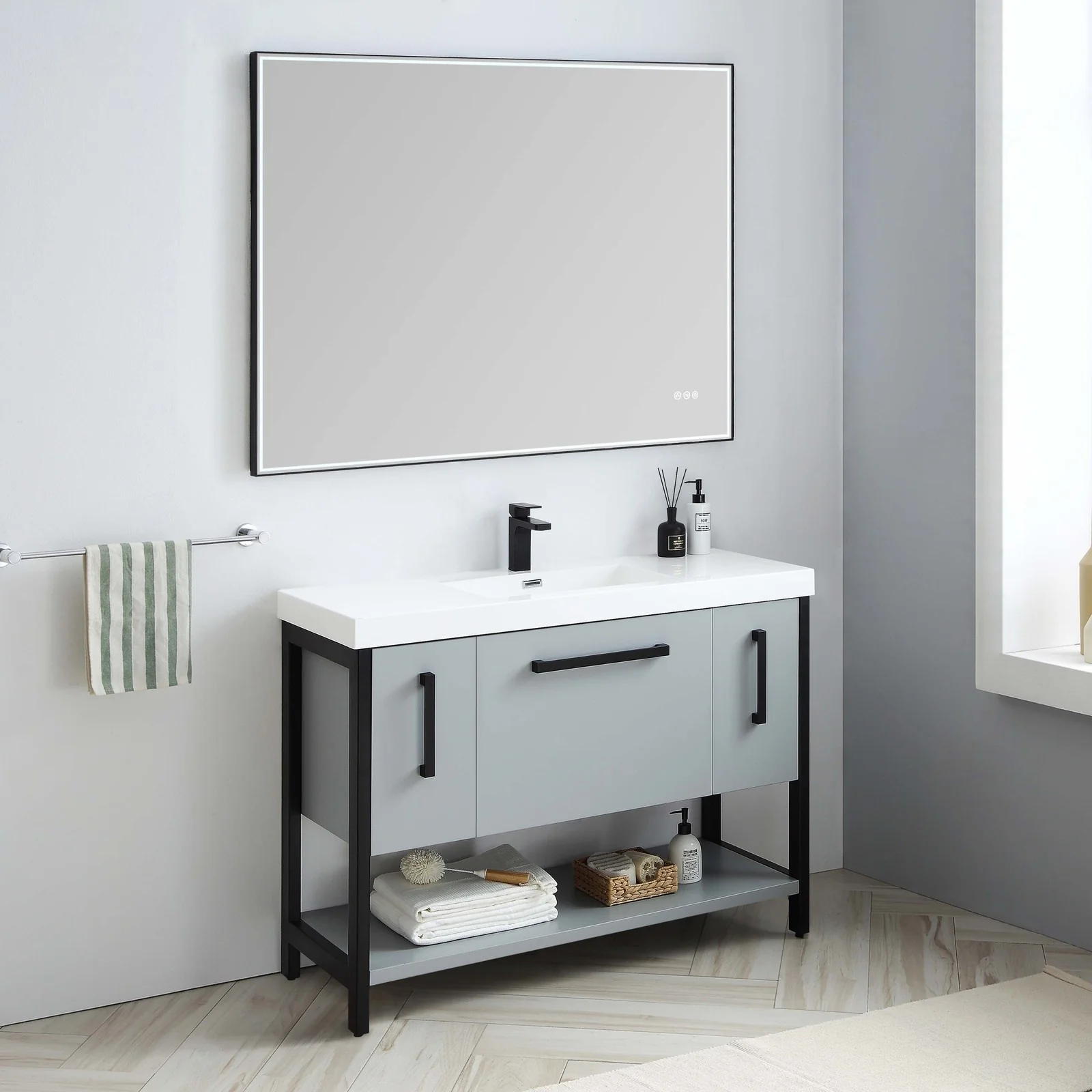 Blossom Riga 48 Inch Bathroom Vanity – Single Sink - Image 7
