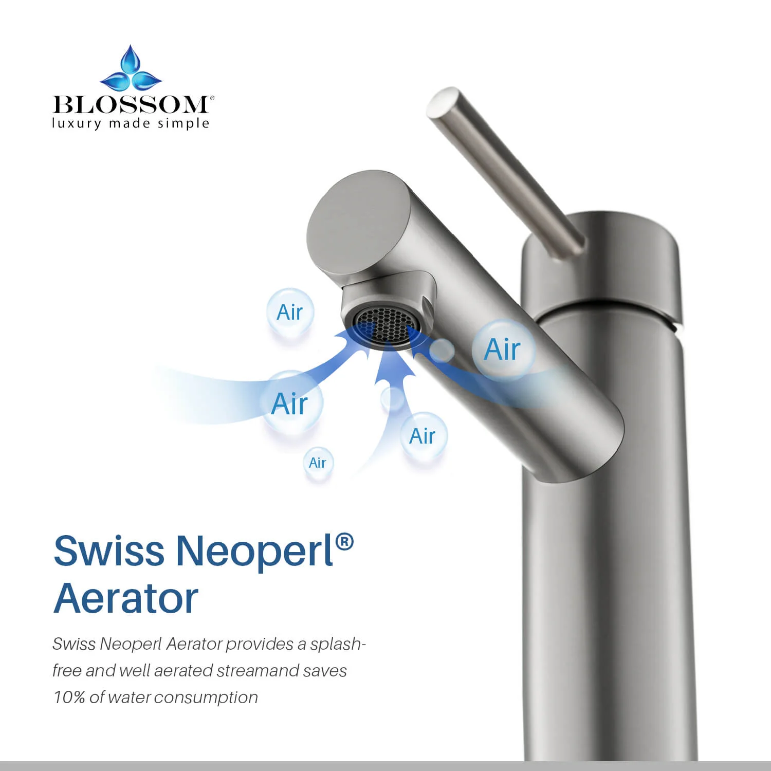Blossom Single Handle Lavatory Faucet – F01 117 - Image 26