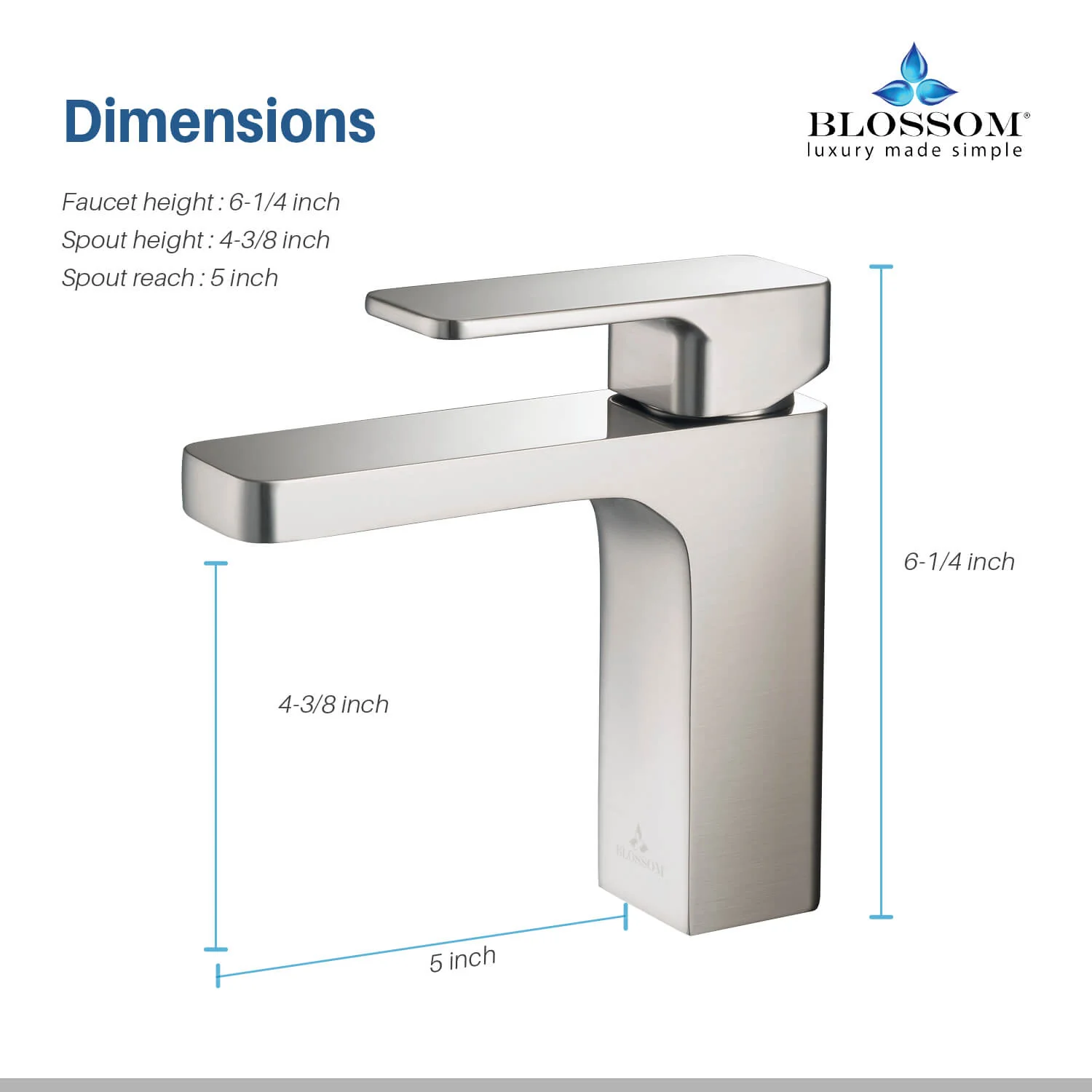 Blossom Single Handle Lavatory Faucet – F01 118 - Image 28