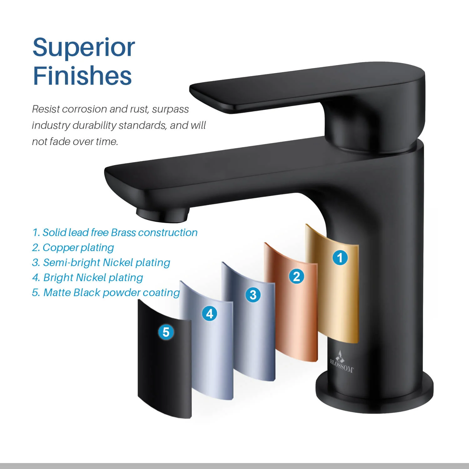 Blossom Single Handle Lavatory Faucet – F01 120 - Image 55