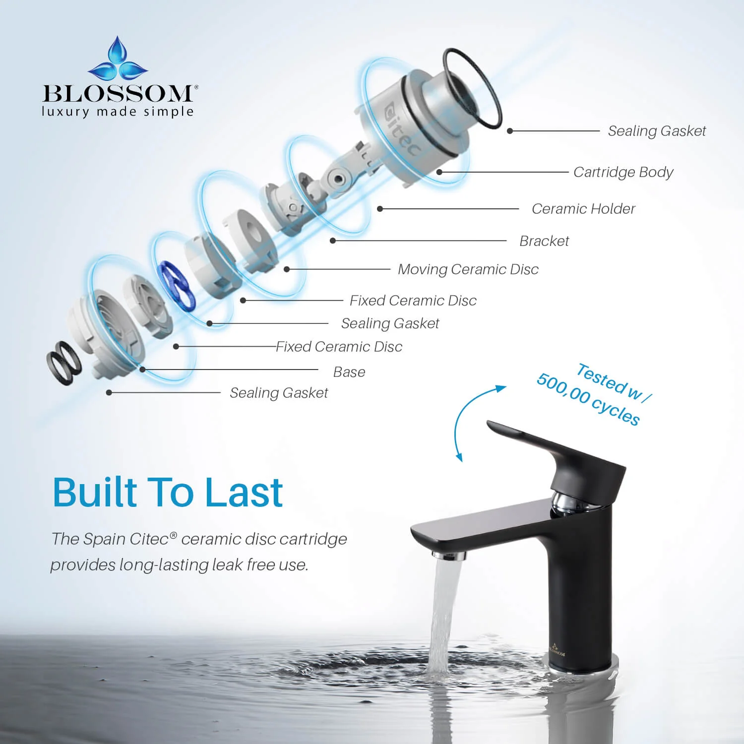 Blossom Single Handle Lavatory Faucet – F01 120 - Image 66