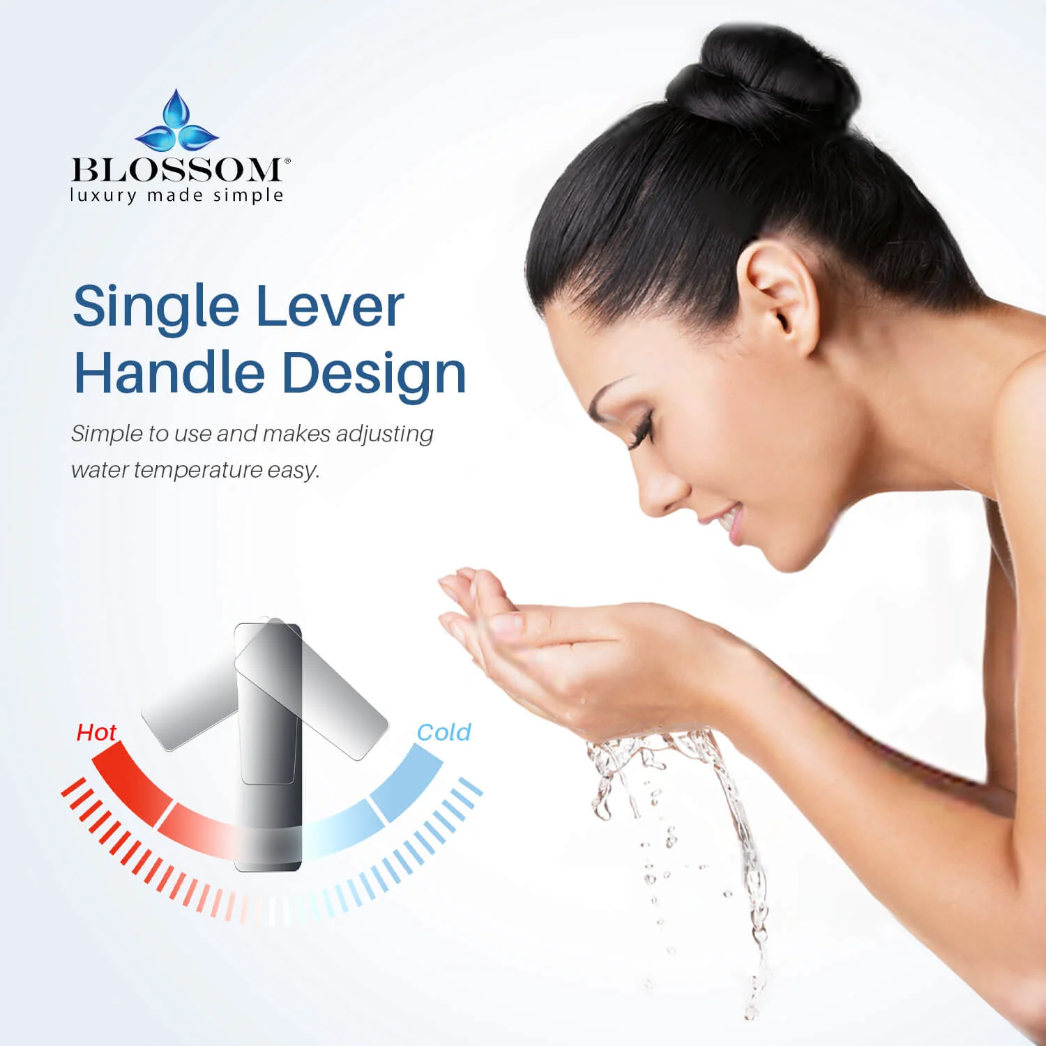 Blossom Single Handle Lavatory Faucet – F01 301 - Image 11