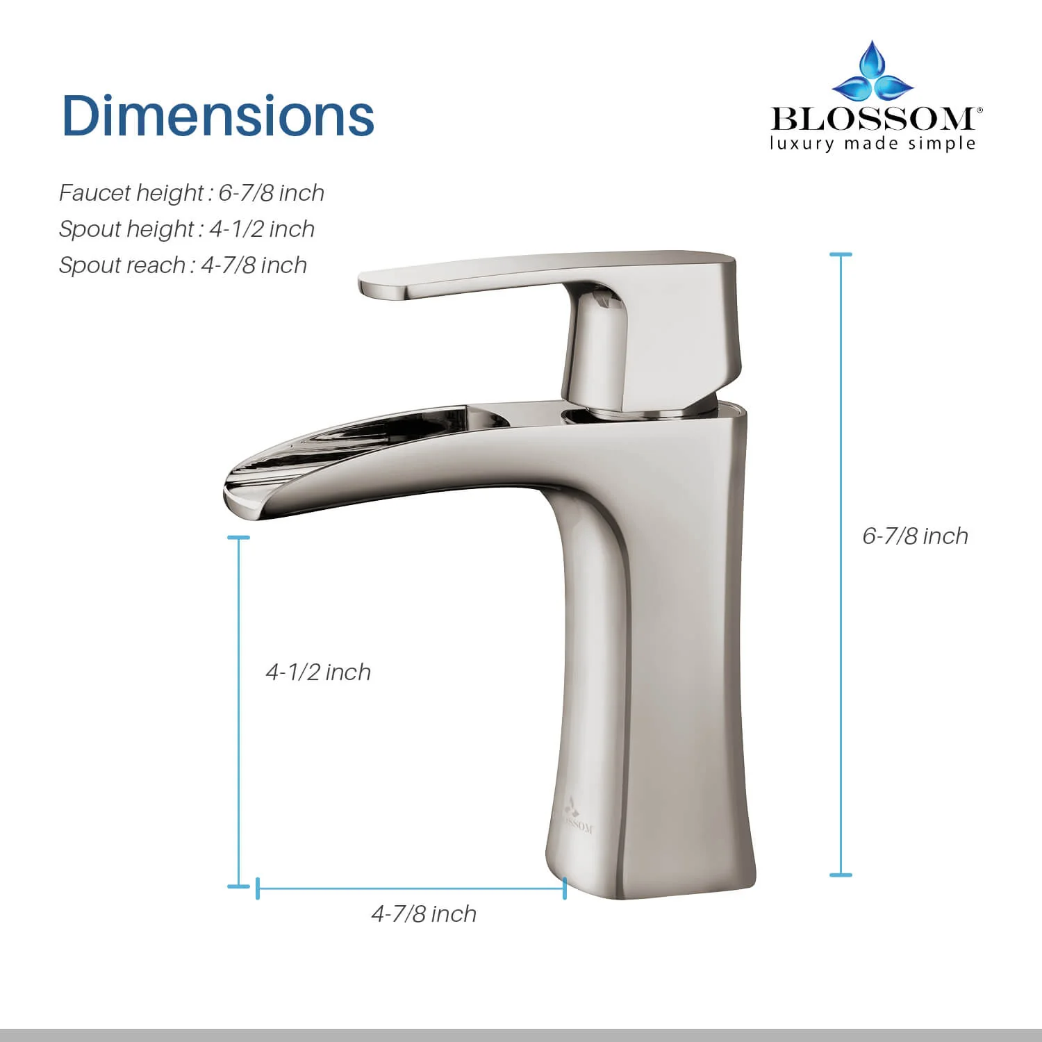 Blossom Single Handle Lavatory Faucet – F01 301 - Image 21