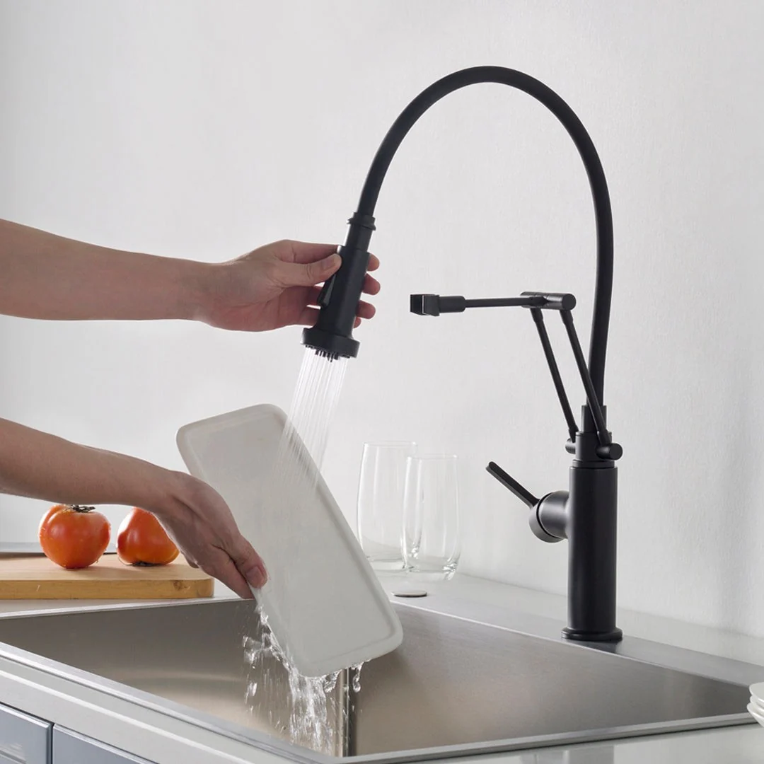 Blossom Single Handle Pull Out Kitchen Faucet – F01 208 - Image 12