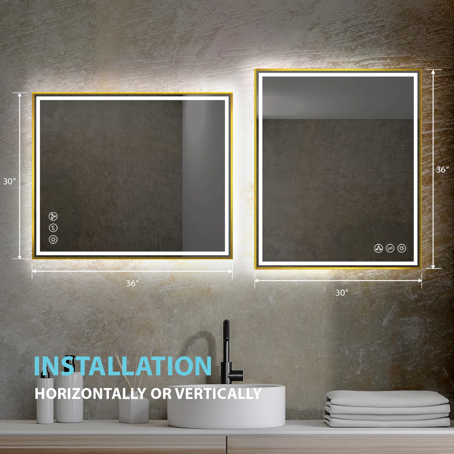 Blossom Stellar 30 Inch LED Mirror - Image 20