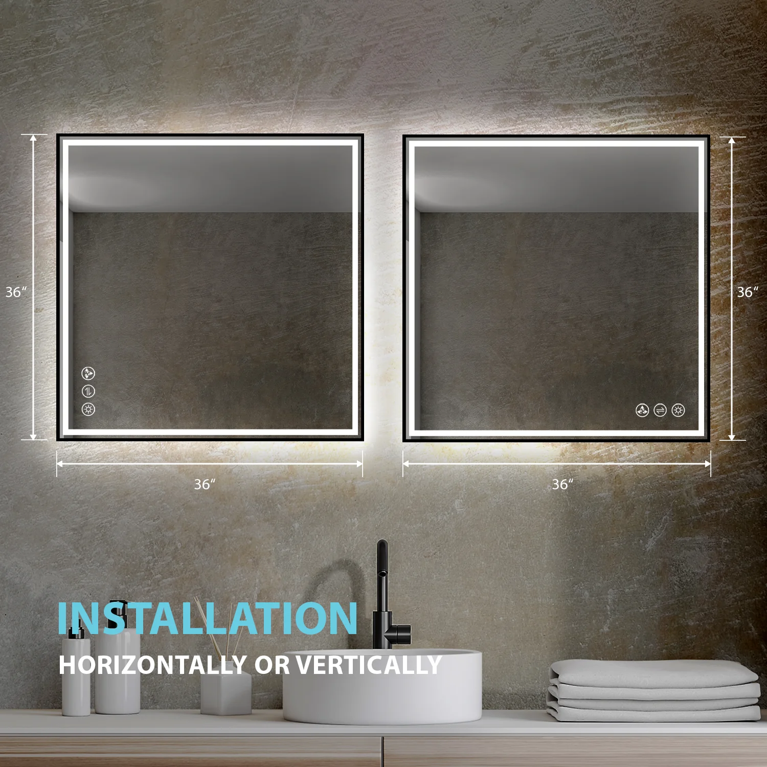 Blossom Stellar 36 Inch LED Mirror - Image 4
