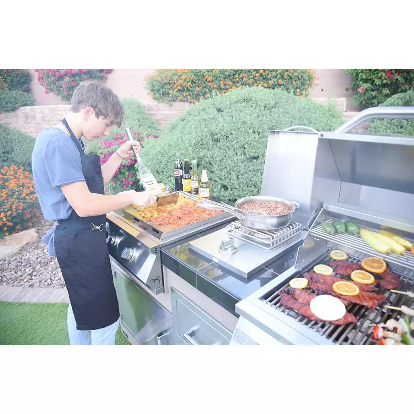 Kokomo Built-In 22 Inch Griddle Teppanyaki Gas Grill - Image 5