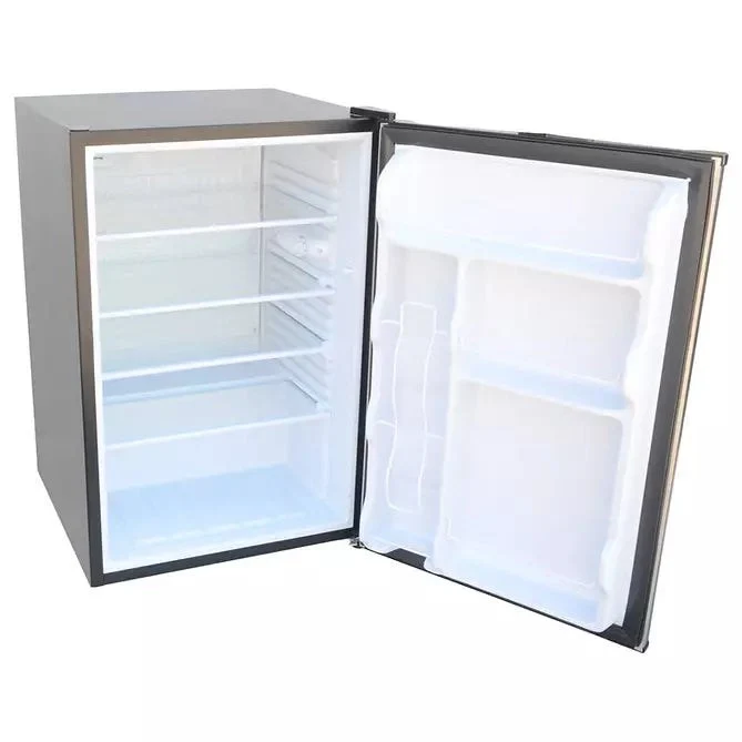 Kokomo Built-In Outdoor Kitchen Refrigerator with Temp Control Soda Rack and Lights