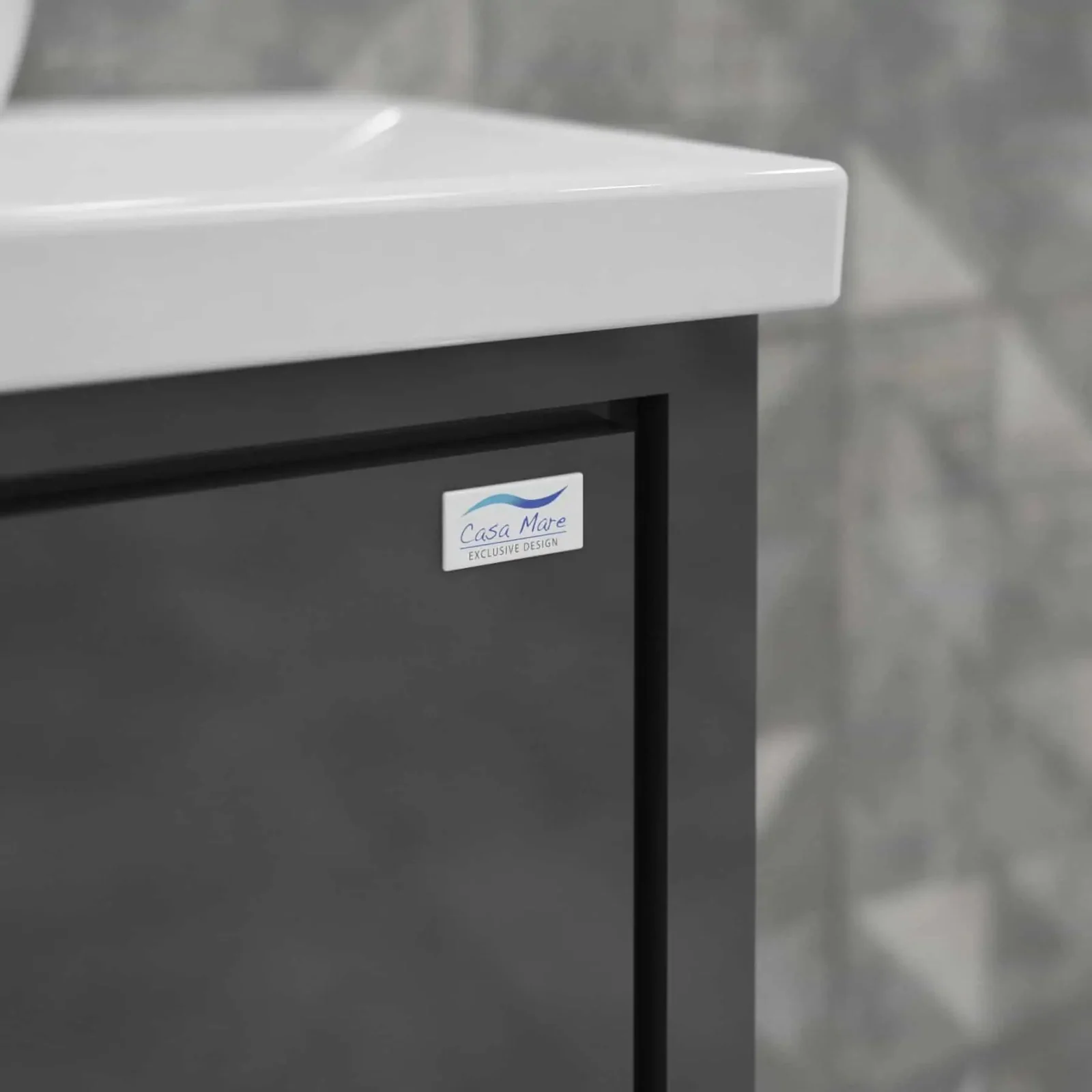Casa Mare Alessio 32" Bathroom Vanity and Ceramic Sink Combo with LED Mirror - Image 4