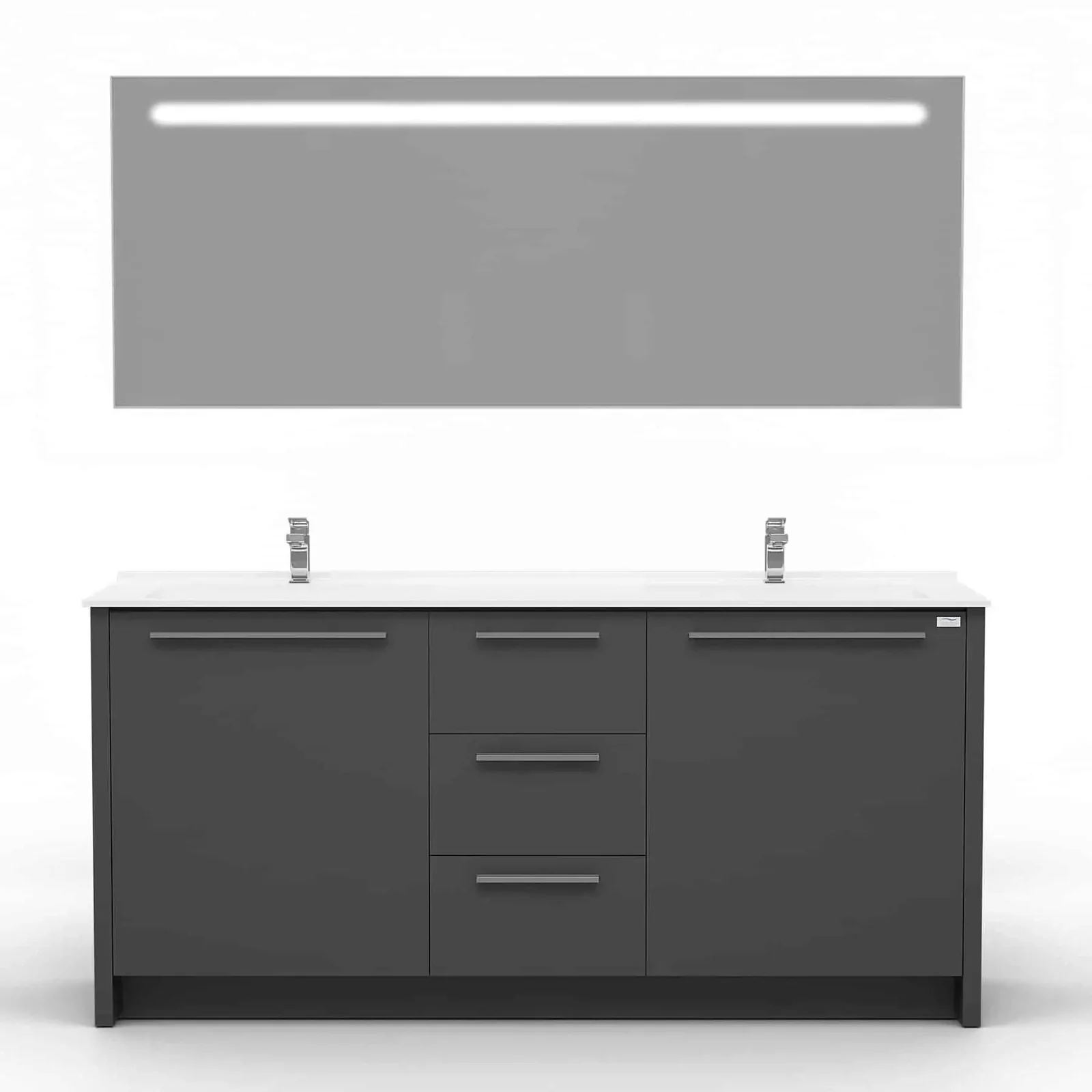 Casa Mare Nona Modern Double Sink Freestanding Bathroom Vanity and Sink Combo - Image 12