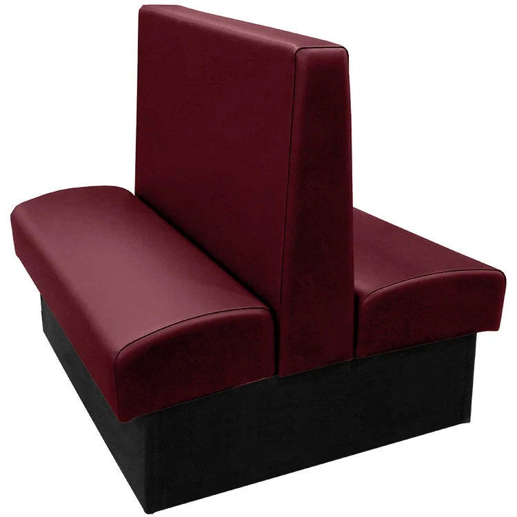 Oak Street Manufacturing Double 24" x 42" Ambrose Vinyl/Upholstered Booth - Image 5