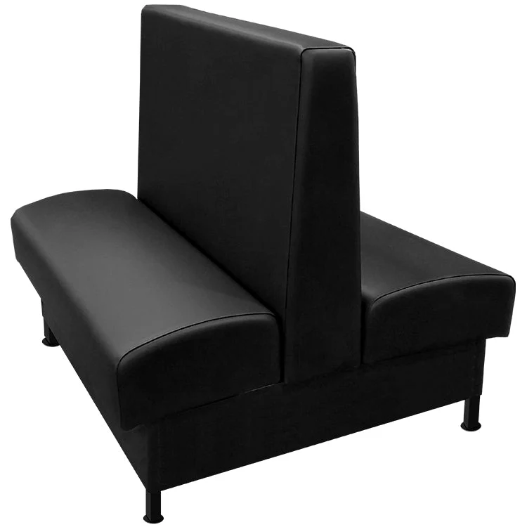 Oak Street Manufacturing Double 72" x 42" Morley Vinyl/Upholstered Booth