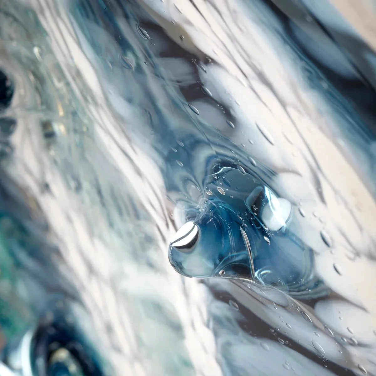 Cyan Design Abyss Plate | Blue & Clear 05362 - Image 3