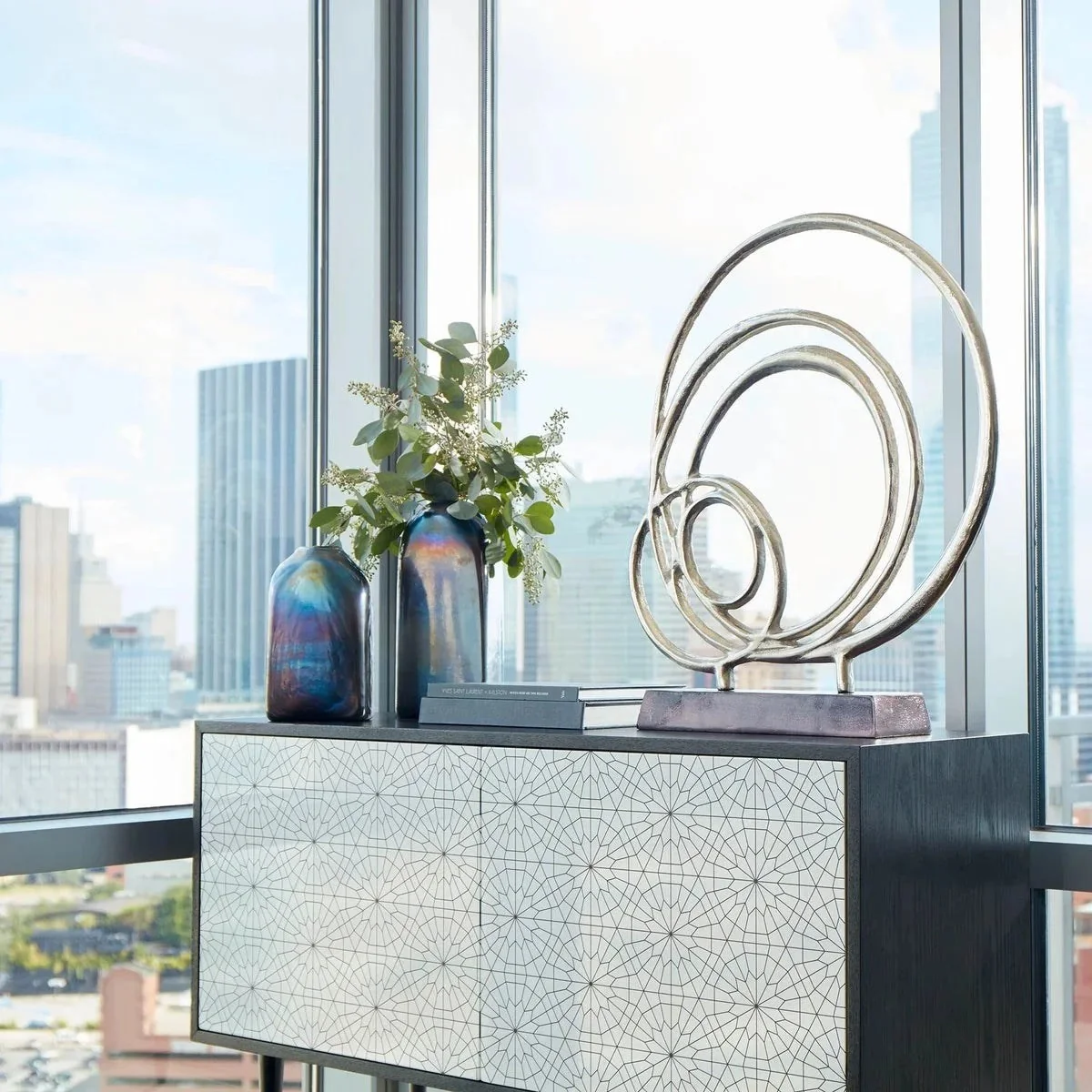 Cyan Design Lipsice Sculpture | Nickel And Black 09783 - Image 3